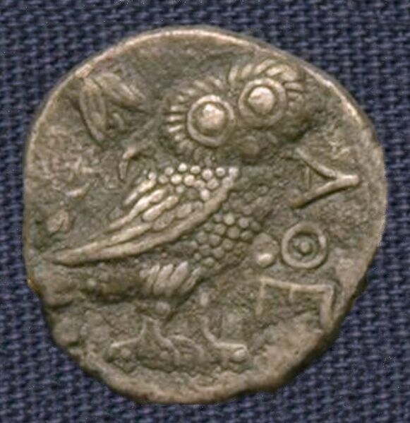 File:Bactrian imitation of an Athenian drachme.jpg