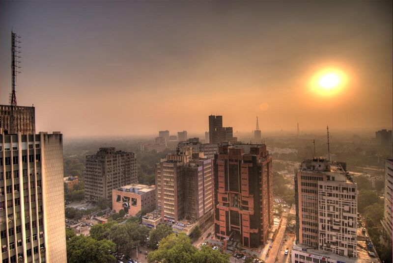 File:Connaught Place sunset.jpg