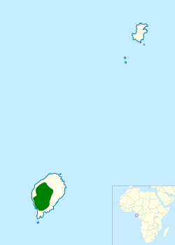 Dreptes thomensis range map.svg