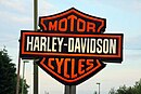 Harley-Davidson sign in Wootton - geograph.org.uk - 1372894.jpg
