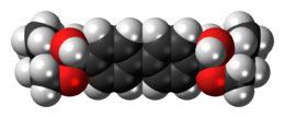 Space-filling model of the hemicholinium-3 cation