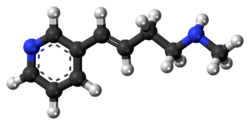 Rivanicline molecule ball.png