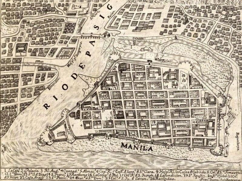 File:Walled City of Manila, detail from Carta Hydrographica y Chorographica de las Yslas Filipinas (1734).jpg