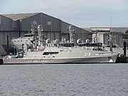 ADV Cape Pillar at Austal shipyards in Henderson, Western Australia, June 2023 03.jpg