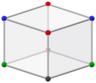 Bilinski dodecahedron, ortho obtuse.png