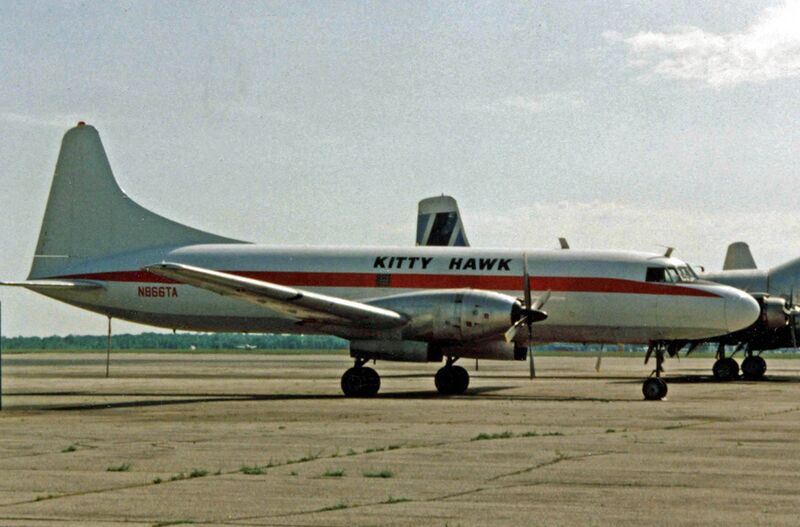 File:Convair 640 N866TA Kitty Hawk Willow Run 19.07.92R edited-2.jpg