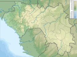 Location map/data/Guinea is located in Guinea