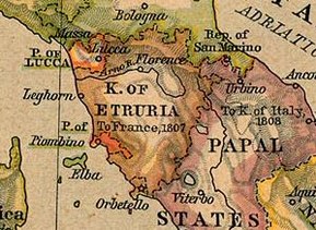 Location of Etruria
