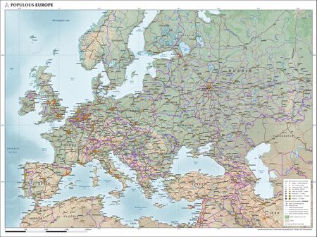 Map of populous Europe (physical, political, population) with legend.jpg