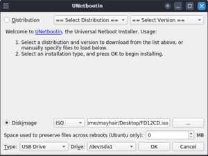 UNetbootin 702 Interface.png