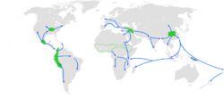 Centres of origin and spread of agriculture.svg