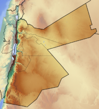 Location map/data/Jordan is located in Jordan