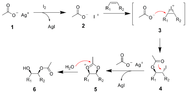 The mechanism of the Woodward cis-hydroxylation