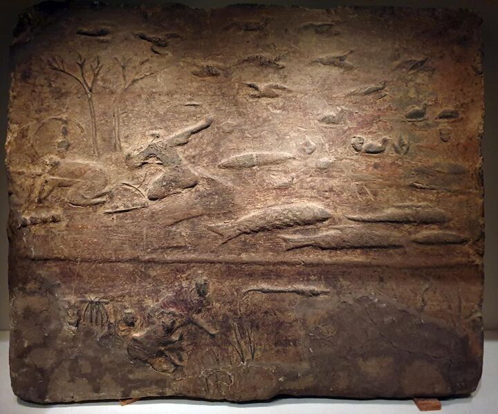 File:0025 - 0220 Brick Relief with Harvesting, Fishing and Hunting Scene Eastern Han Dynasty National Museum of China anagoria.jpg