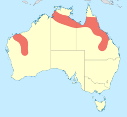 Agriocnemis argentea distribution map.svg