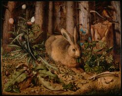 Hans Hoffmann (German - A Hare in the Forest - Google Art Project.jpg