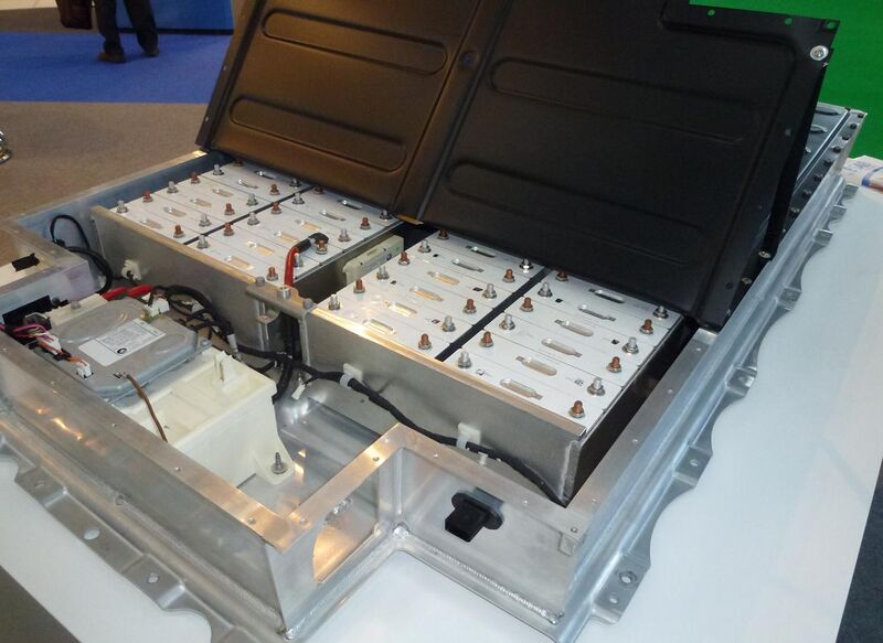 File:Lithium-Ion Battery for BMW i3 - Battery Pack.JPG