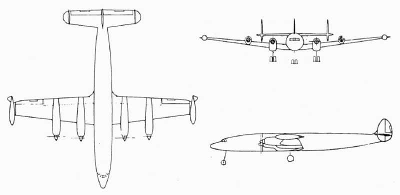 File:Lockheed L-1249 R7V-2 YC-121F drawings.png