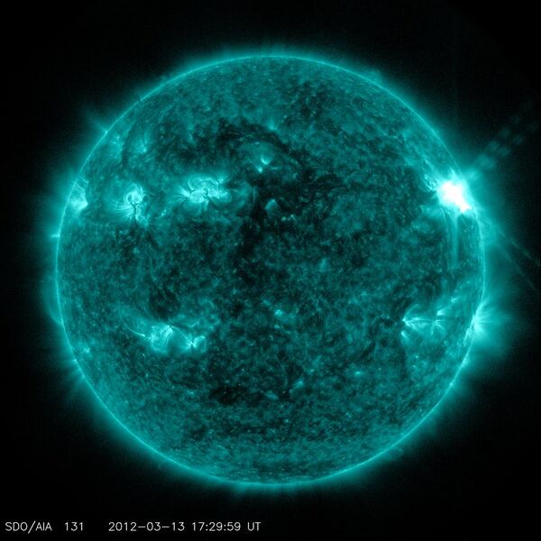 File:Sunspots and Solar Flares.jpg