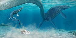 The Hatching of a baby Mosasaur during the Cretaceous Period 2.jpg