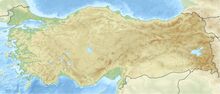 Location of Morca Cave in Turkey