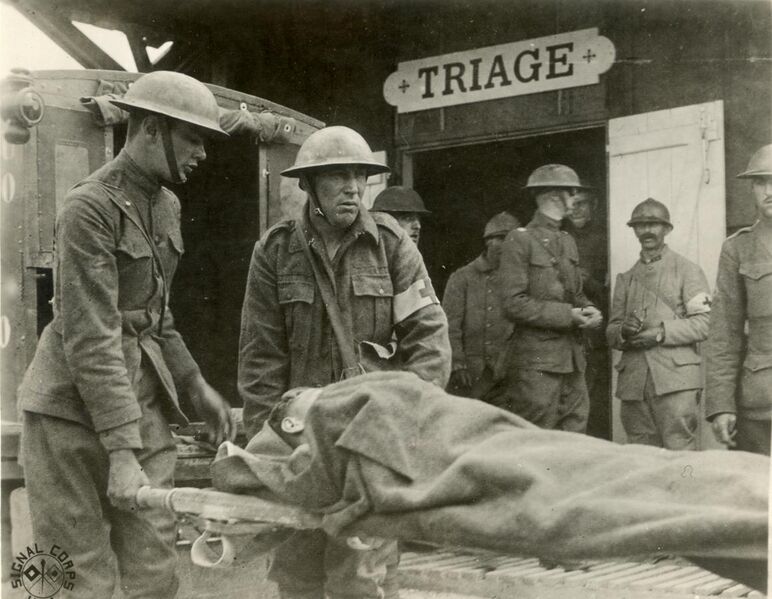 File:Wounded Triage France WWI.jpg