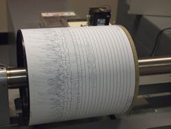 Seismogram at Weston Observatory.JPG
