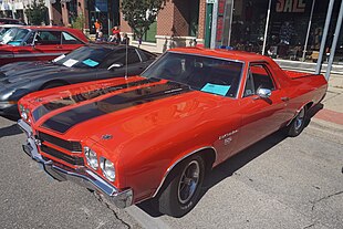 2022 Downtown West Allis Classic Car Show 030 (1970 Chevrolet El Camino SS).jpg