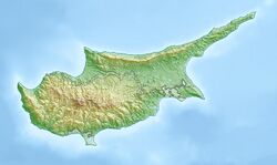 Location map/data/Cyprus is located in Cyprus