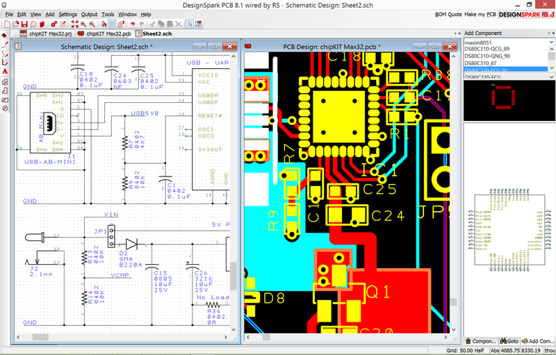 File:DesignSpark PCB screenshot.png
