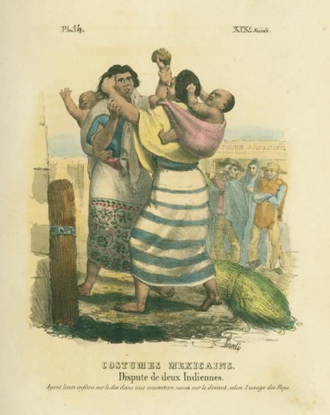 File:Dispute de deux Indienees by Claudio Linati 1828.png