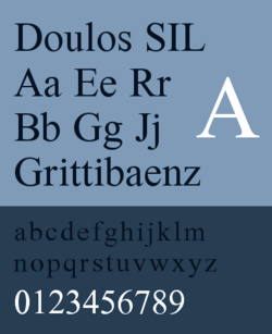Doulos SIL specimen.png