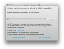 Evasi0n jailbreak tool.png