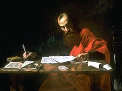 File"-Saint Paul Writing His Epistles" by Valentin de Boulogne.jpg