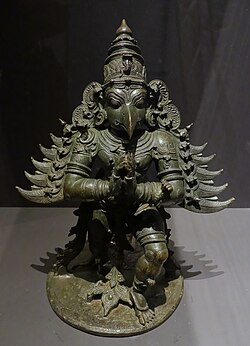Garuda, India, Tamil Nadu, c. 15th-16th century AD, bronze - Linden-Museum - Stuttgart, Germany - DSC03768.jpg
