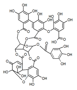 Chemical structure of mallotusinic acid.