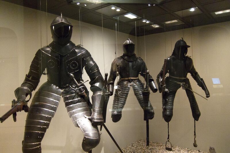 File:Suits of armour for riders Berlin museum.jpg