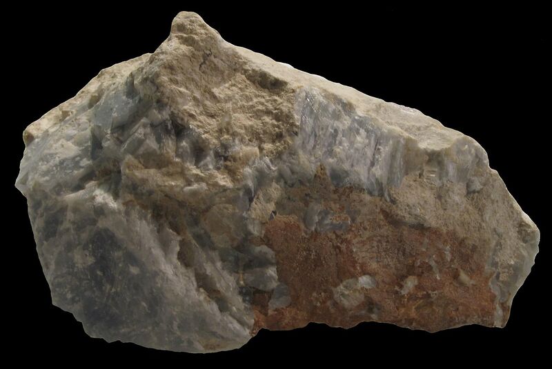 File:Åkermanite, Calcite, Hillebrandite, Tilleyite - Mineralogisches Museum Bonn1.jpg