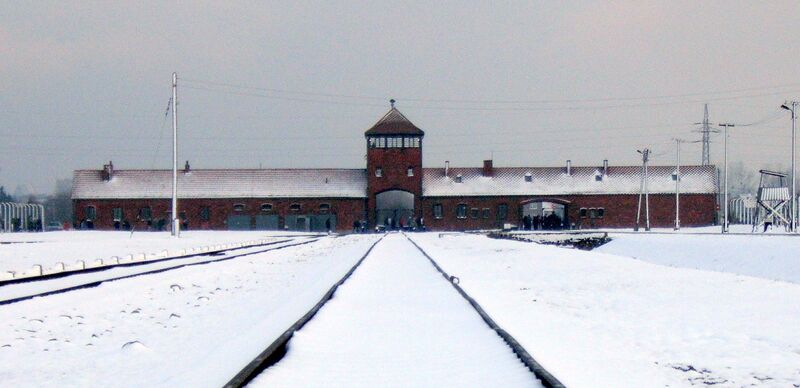 File:Gate of Auschwitz II, 28 November 2007 (3).jpg