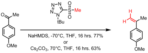 Julia-Kocienski olefination wiki