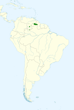Nannopsittaca panychlora map.svg