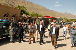 Officials Visit Bazarak District, Panjshir Province, Afghanistan.jpg