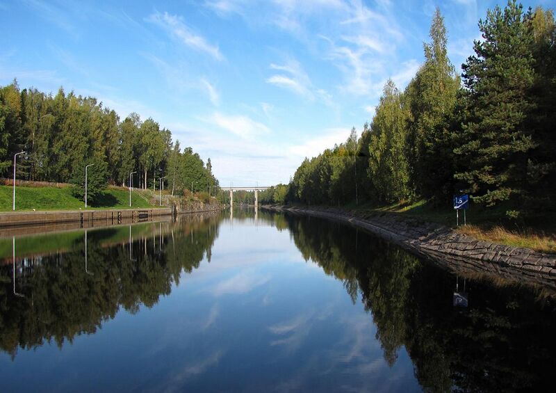 File:Saimaa canal at Lappeenranta Finland.jpg