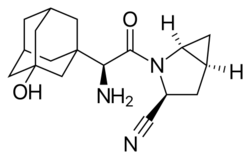 Saxagliptin structure.svg