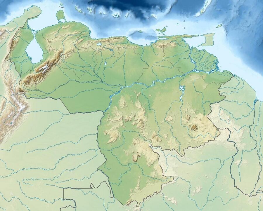 Distribution of Heliamphora is located in Venezuela