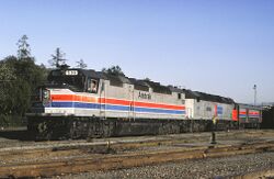 AMTK 536 with 568 Train 14 San Jose 77xRP - Flickr - drewj1946.jpg