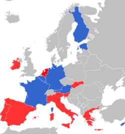 Changes of government in Eurozone cause of Eurozone crisis.svg