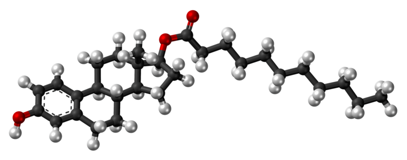 File:Estradiol undecylate molecule ball.png