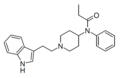 Indolylethylfentanyl structure.png