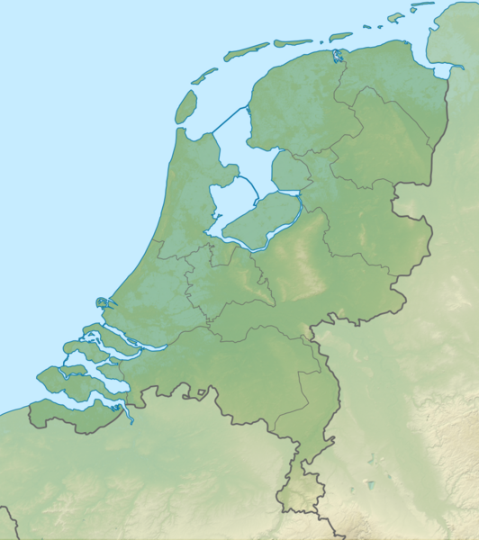 File:Netherlands relief location map.svg